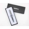 82409-24 Ballpoint pen "SL-F1", mėlynas, 0,24 mm, telescopic, metal, pilkas barrel, ZEBRA