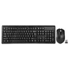 Klaviatūra ir pelė A4Tech 4200N Bezprzewodowy Optyczna V-Track QWERTY CZ/US Juodas