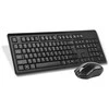 Klaviatūra ir pelė A4Tech 4200N set belaidė klaviatūra + belaidė pelė optinė V-Track, CZ/US, USB