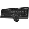 Klaviatūra A4Tech Fstylet FG1012 belaidė juoda