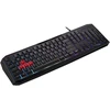 „ACER Nitro Klaviatūra žaidimams 100“ su membraniniu jungikliu, 26 klavišais su apsauga nuo šešėliavimo, 3 milijonų klavišų paspaudimų gyvavimo trukmė, 7 RGB foninio apšvietimo zonos