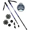 Crivit Šiaurietiško ėjimo lazdos, sulankstomos, reguliuojamo ilgio, KUBISPORT, 65–135 cm