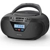 AWA Aiwa BBTU-400BK nešiojamoji stereo sistema Analoginis ir skaitmeninis 6 W FM Juoda MP3 atkūrimas