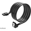 Akasa SATA laidas 6 GB/s, kampinis, 100 cm