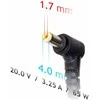 Nešiojamojo kompiuterio pakrovėjas Akyga AK-ND-74 (20V / 3.25A 65W 4.0 x 1.7mm) LENOVO 1.2m