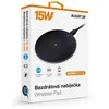 ALIGATOR bezdrátová nabíječka Wireless Pad 15W, juoda