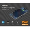ALIGATOR bezdrátová nabíječka Wireless Pad 15W, juoda