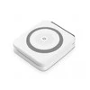 ALIGATOR belaidis įkroviklis Mag-Book 2 in 1, skirtas MagSafe ir Apple Watch įkrovimui, 15 W, baltas