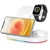 Aligator wireless Qi docking station 3in1 Apple watch,15W,baltas