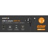 Aligator Alligator Smart USB-C Power Delivery Adapteris 65W, 5-20V