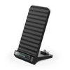 Aligatoriaus stovas su belaidžiu 15W įkrovimu ir USB-C jungtimi juodos spalvos