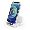 Aligator Alligator stand with 15W wireless charging and USB-C connector, 2in1, baltas
