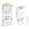 Aligator Smart tinklo įkroviklis 2.4A USB-C baltas