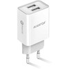 Aligator Smart tinklo įkroviklis 2.4A baltas