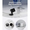ANKER MagGo 3-in-1 įkrovimo stotelė, juoda, Qi2 15W, skirta „iPhone“, įskaitant sertifikuotą „Apple Watch“ modulį.