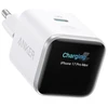 ANKER Nano Charger 45W GaN Ladegerät 1x USB-C ActiveShield 5.0 Touchsensor iPhone Erkennung SmartDisplay baltas (A121DG21)