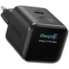 ANKER Nano Charger 45W GaN Ladegerät 1x USB-C ActiveShield 5.0 Touchsensor iPhone Erkennung SmartDisplay juodas (A121DG11)