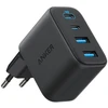 Anker Zolo 50W Wall Charger, 2xUSB-C, 2xUSB, Juodas