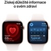 Išmanusis laikrodis Apple „Watch Series 11 GPS“, 46 mm, rožinio aukso spalvos aliuminio korpusas su šviesiai melsvu sportiniu dirželiu – M/L