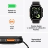 Išmanusis laikrodis Apple „Watch Ultra 3“ GPS + Cellular, 49 mm, juodas titano korpusas su juodu titano Milano dirželiu – vidutinio dydžio