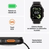 Išmanusis laikrodis „Apple Watch Ultra 3 GPS + Cellular“, 49 mm, juodas titano dėklas su juodais titano Milano dirželiais – mažas