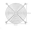 ARCTIC GRILL 120mm FAN GRILL ventiliatoriaus gaubtas