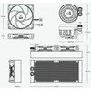 Artic Artic Cooling ARCTIC Liquid Šaldiklis III PRO 240 A-RGB procesoriaus aušintuvas, juodas
