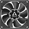 ARCTIC P8 Slim PWM PST korpuso ventiliatorius, 4-pin, 80mm, juodas