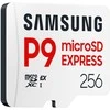 SAMSUNG P9 Express Micro SD kortelė 256GB 4K UHD NVMe 1.3 800 MB/s skaitymo 200 MB/s įrašymo Atminties kortelė, skirta Nintendo Switch 2