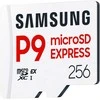 SAMSUNG P9 Express Micro SD kortelė 256GB 4K UHD NVMe 1.3 800 MB/s skaitymo 200 MB/s įrašymo Atminties kortelė, skirta Nintendo Switch 2