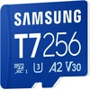 Atminties kortelė SAMSUNG T7 Micro SD Memory Card 256GB for Smartphones Tablets and Handheld Consoles iki 170MB/s Read