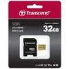 Atminties kortelė TRANSCEND 32GB UHS-I U1 Micro SD su adapteriu SD