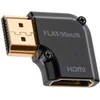 Audioquest HDMI adapteris 90 Nu/R - pagal laikrodžio rodyklę sukantis HDMI kištukas-HDMI kištukas