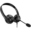 Genius HS-235U AI ausinės su mikrofonu, przewodowa, juoda, 2.0, USB