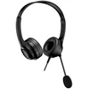 Genius HS-235U AI ausinės su mikrofonu, przewodowa, juoda, 2.0, USB
