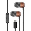 Ausinės Marley su laidu Earbuds | Smile Jamaica | Su mikrofonu | USB Type-C | Signature Juodas
