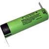 Avacom Rechargeable industrial battery 18650 Panasonic 3400mAh 3.7V Li-Ion battery pins to Z