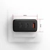 AXAGON GaN sieninis įkroviklis, 3x prievadas (USB-A + 2x USB-C), PD3.0/PPS/QC4+/SFC2.0/AFC/SCP/FCP/Apple, 100W | ACU-DPQ100