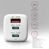 AXAGON GaN sieninis įkroviklis 3x prievadas (USB-A + 2x USB-C), PD3.0/PPS/QC4+/SFC2.0/AFC/SCP/FCP/Apple, 65W | ACU-DPQ65W