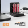 AXAGON ADSA-M2C44, USB4 dokovací stanice pro 4× M.2 NVMe SSD s funkcí klonování