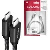 Axagon duomenų ir įkrovimo USB 3.2 Gen1 kabelis, kurio ilgis 3 m. PD 60W, 3A. Juodas pynė.
