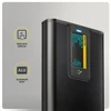 Kieszeń Axagon AXAGON EEM2-SD2B, USB-C 10Gbps externí box s displejem pro M.2 NVMe/SATA SSD, bezšroubkový, černý