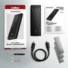 AXAGON išorinė USB-C 10Gbps metalinė dėžutė M.2 NVMe SSD diskams | EEM2-UB2