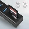 AXAGON SuperSpeed USB-A šakotuvas ir kortelių skaitytuvas | HMA-CR3A