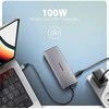AXAGON USB-C šakotuvas su 100W PD krovimo funkcija
