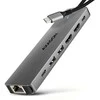 AXAGON HMC-7HX2 USB-C 3.2 Gen 1 šakotuvas, 2x USB-A + 1x USB-C, 2x HDMI 4K 60Hz, GLAN, PD 100W, 15 cm USB-C laidas