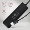 HUB USB Axagon AXAGON HUE-C2A, 4× USB 5 Gbps TRAVEL hub, 2× USB-A + 2× USB-C, wejście zasilania USB-C, kabelis USB-A 19 cm