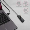 AXAGON Miniatiūrinis metalinis keturių prievadų USB 3.2 Gen 1 šakotuvas | HUE-M1AL