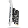 AXAGON PCEU-430RS PCIe kortelė - 4x USB 5Gbps prievadas, SATA maitinimas, Renesas PD720201, SP