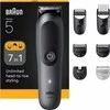 „Braun 7-in-1“ priežiūros rinkinys | „Viskas viename“ rinkinys, 5 serija, AIO5520 | Belaidis | Ilgio pakopų skaičius: 14 | Juodas